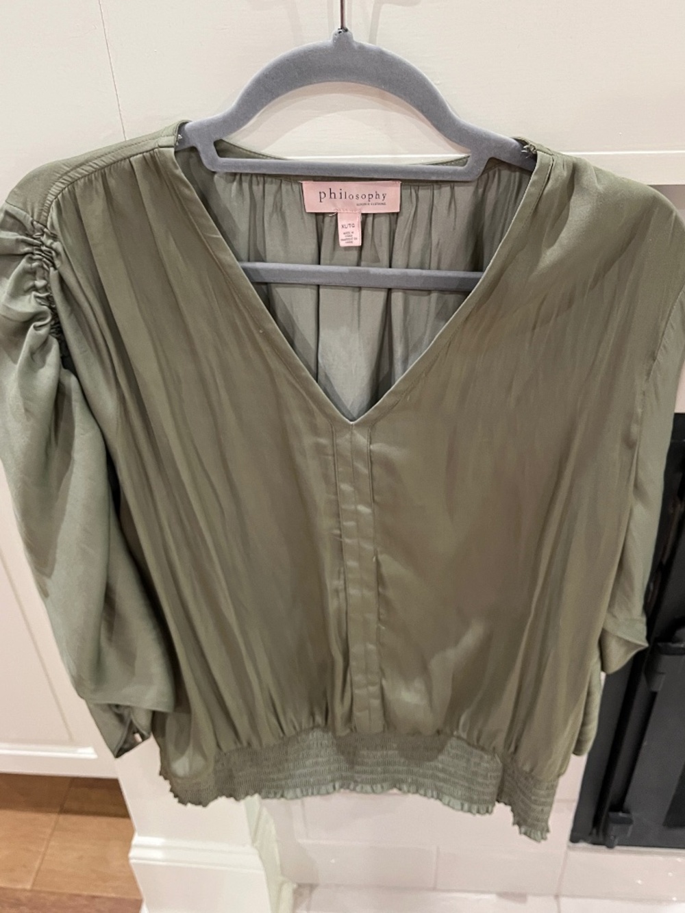 Philosophy green top size XL  (fits like large)